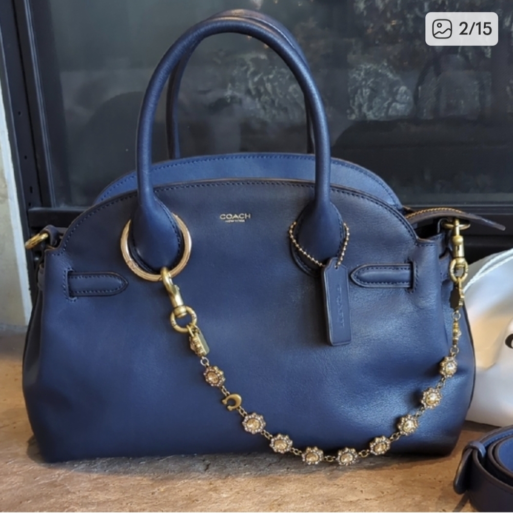 Coach Empire Bag 28 Navy Blue